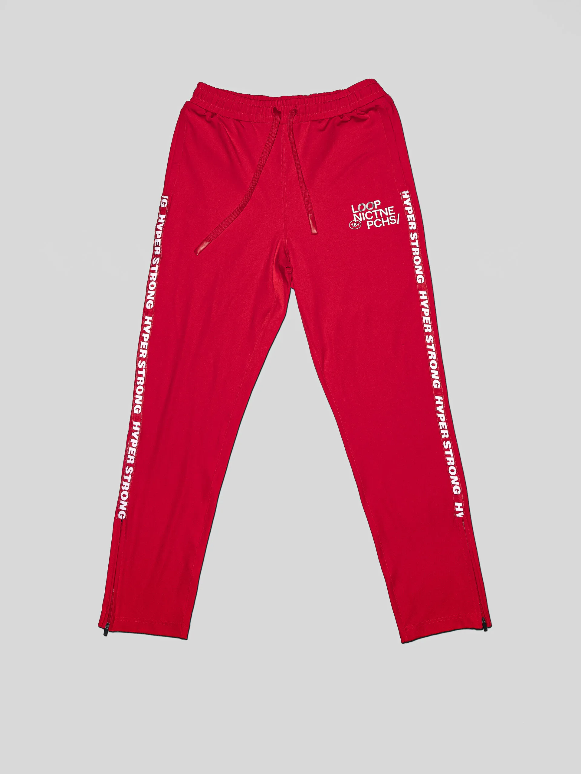 loop-loop-track-pants-red-jogginghose-rot-baumwolle image 1
