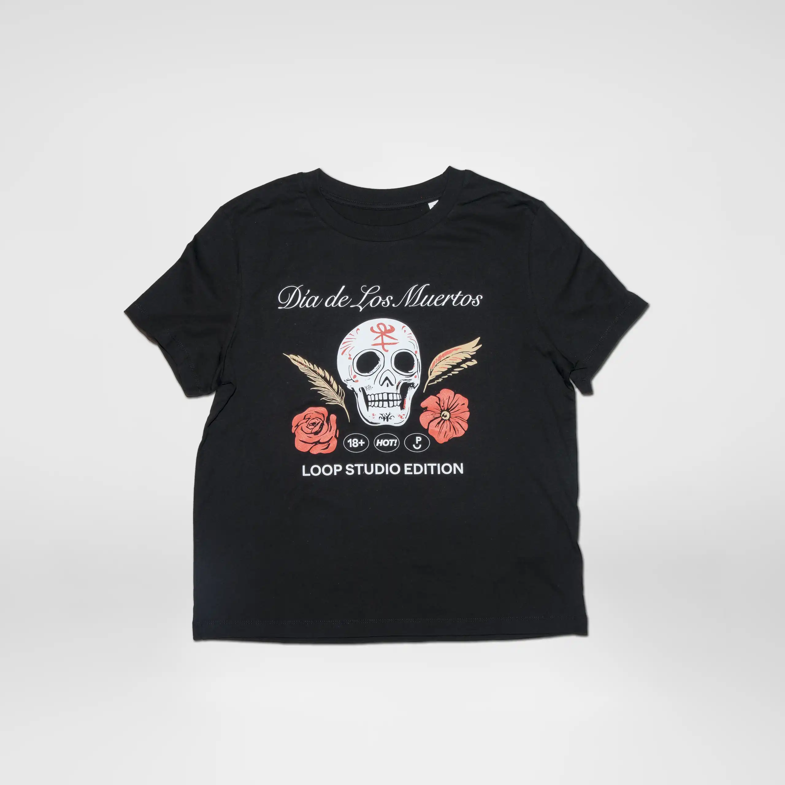 loop-tee-dia-de-los-muertos-t-shirt-damen image 1