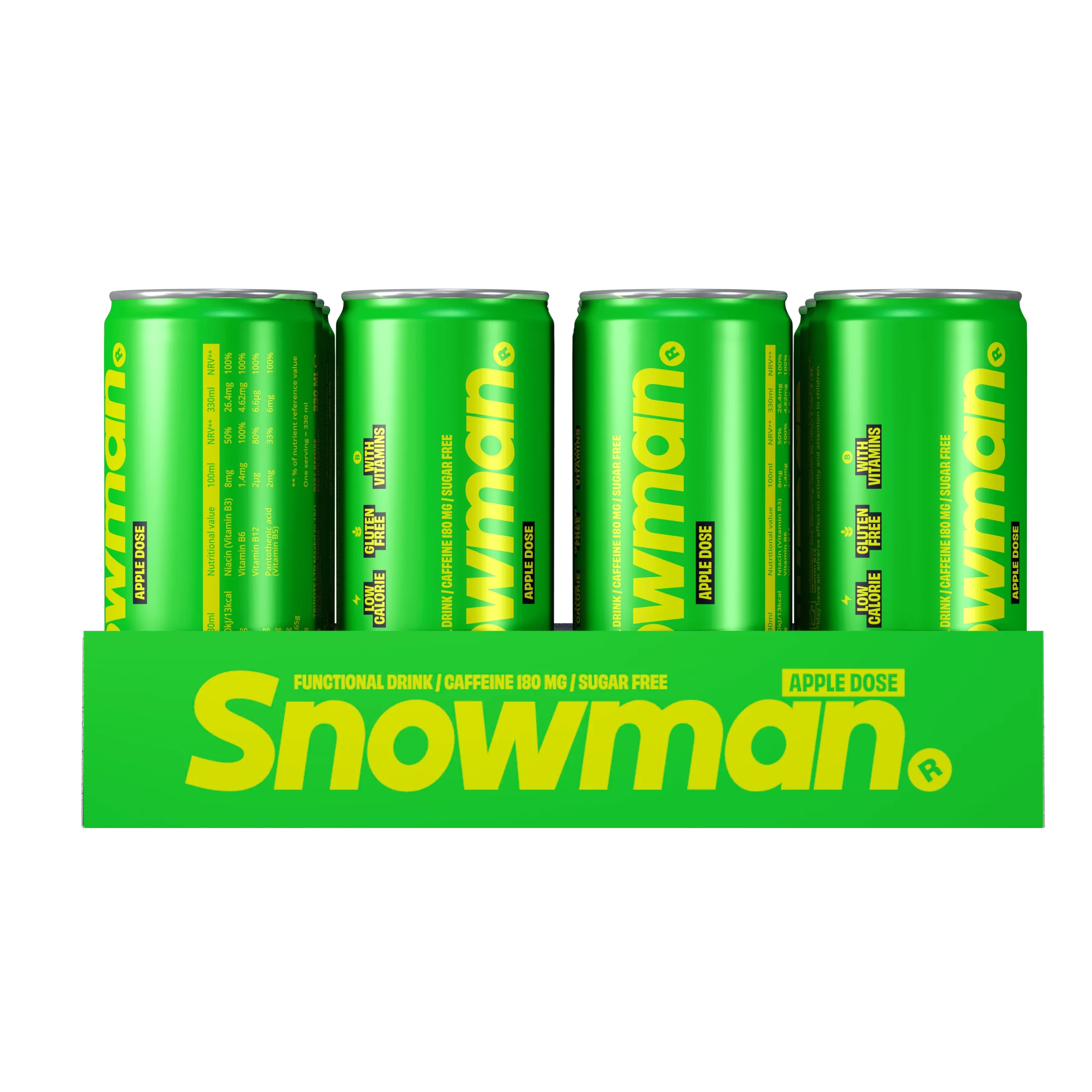 snowman-apple-dose-energy-drink-330ml-zuckerfrei-apfel image 5