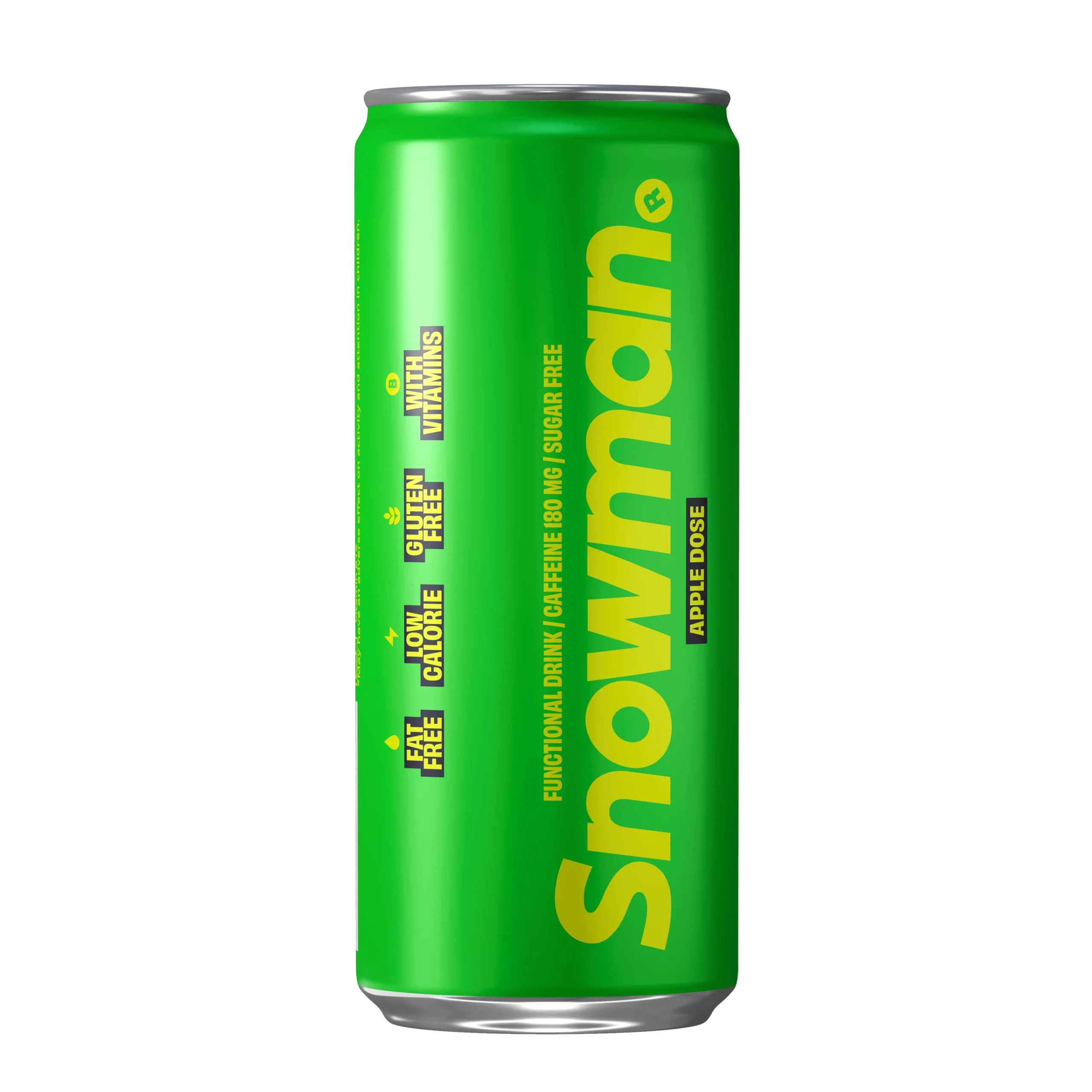 snowman-apple-dose-energy-drink-330ml-zuckerfrei-apfel image 1