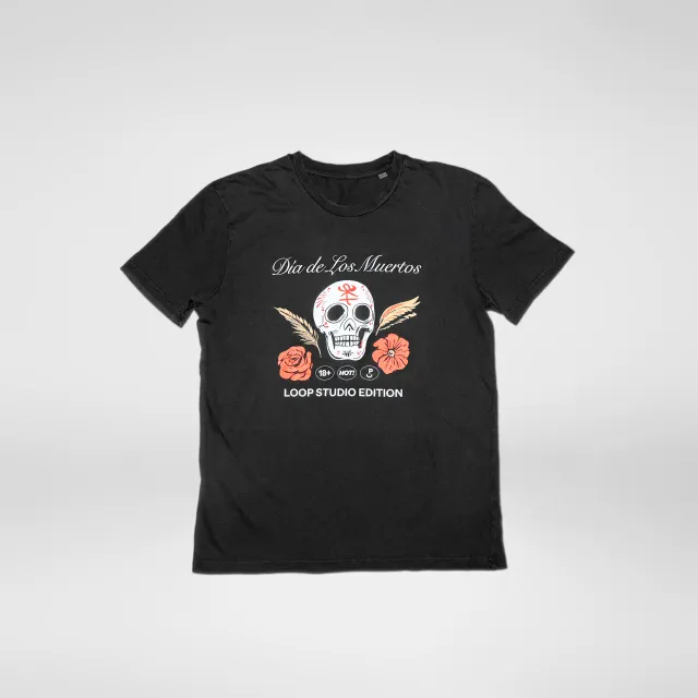loop-dia-de-los-muertos-tee-herren-t-shirt image 1