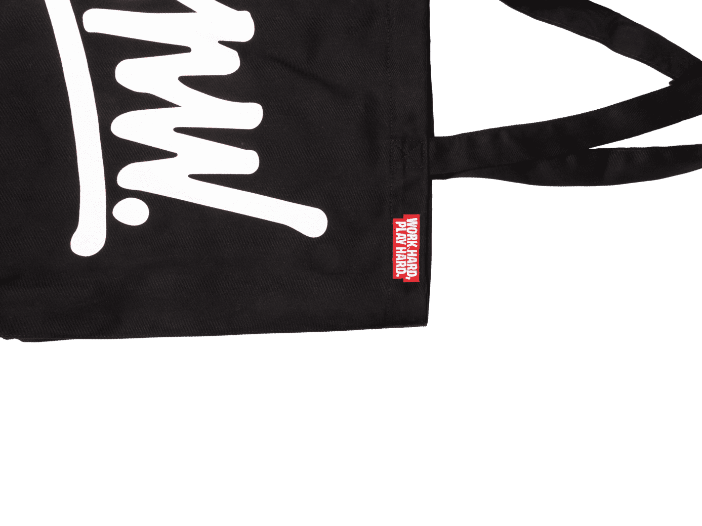 snowman-merch-tote-bag-stoffbeutel-rot-schwarz-stickerei image 2