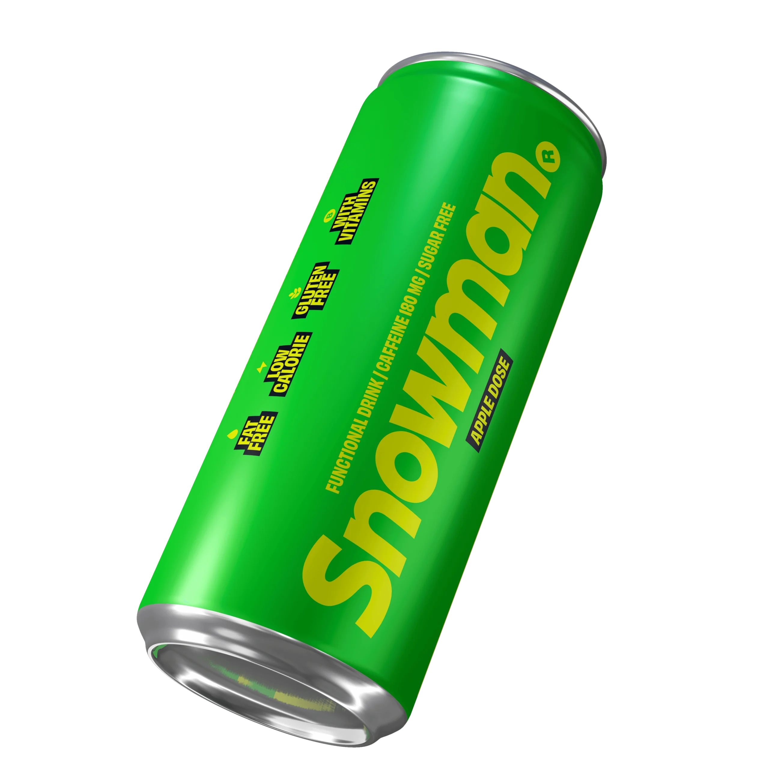 snowman-apple-dose-energy-drink-330ml-zuckerfrei-apfel image 2
