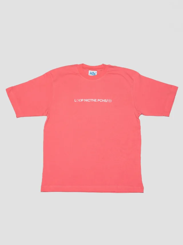 loop-tee-melon-pink-t-shirt-rosa-merch-unisex image 1
