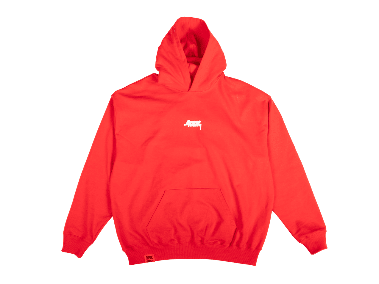 snowman-merch-hoodie-red-kapuzenjacke-rot-baumwolle image 1