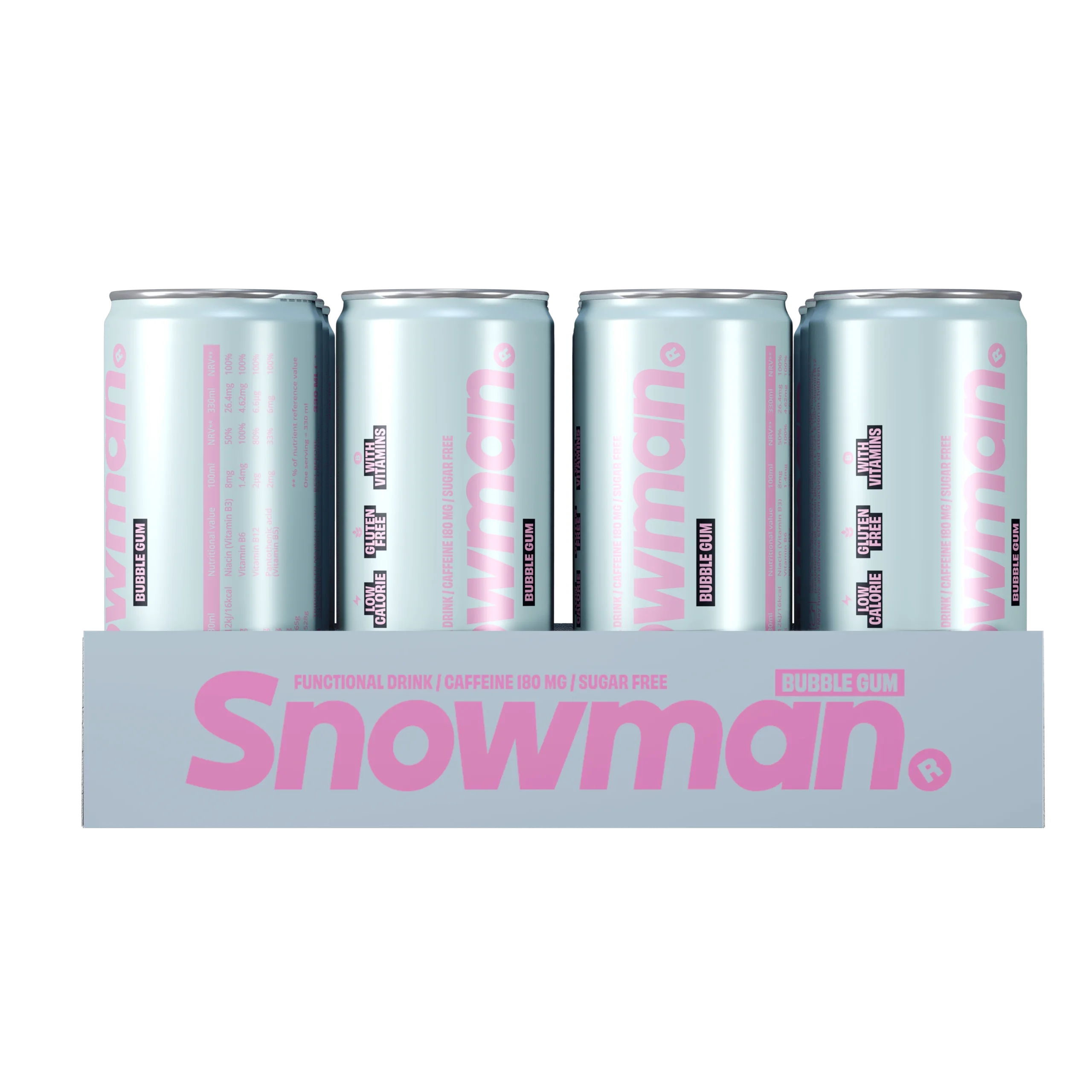 snowman-drinks-bubble-gum-energy-drink-330ml-zuckerfrei image 5