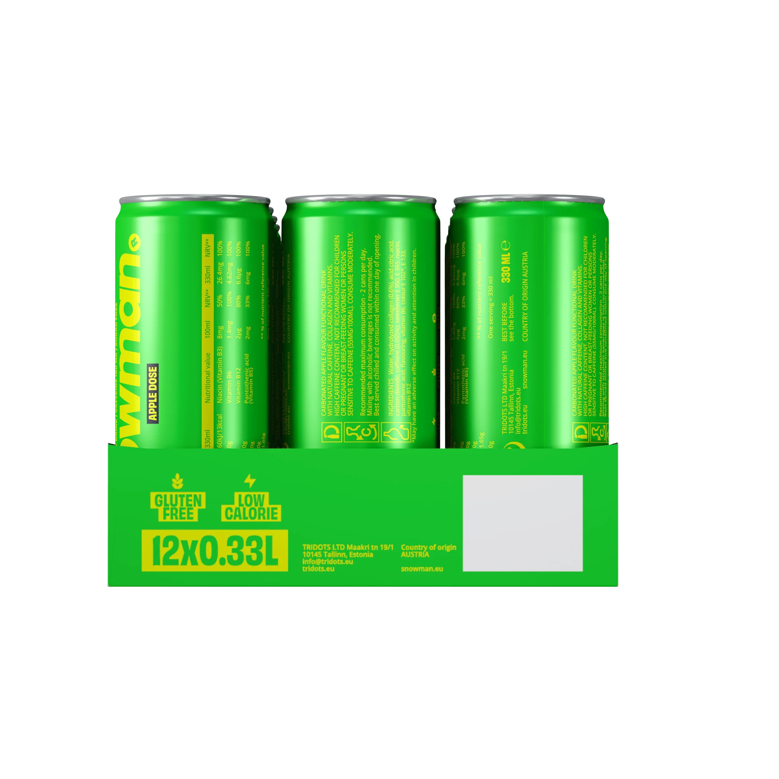 snowman-apple-dose-energy-drink-330ml-zuckerfrei-apfel image 4