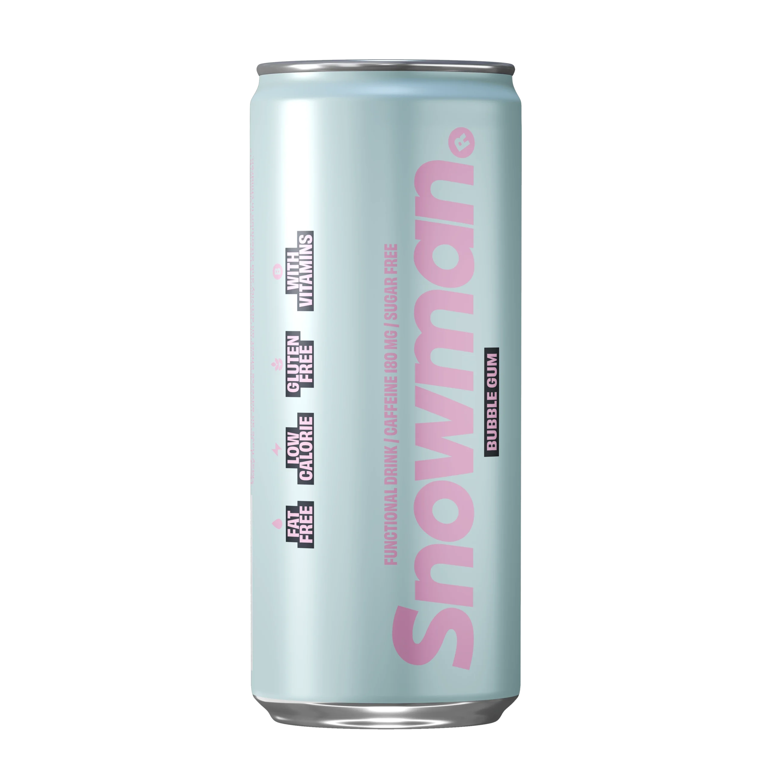 snowman-drinks-bubble-gum-energy-drink-330ml-zuckerfrei image 1