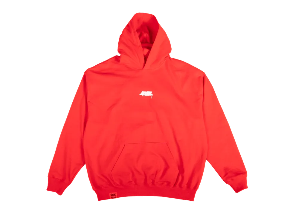 snowman-merch-hoodie-red-kapuzenjacke-rot-baumwolle image 1