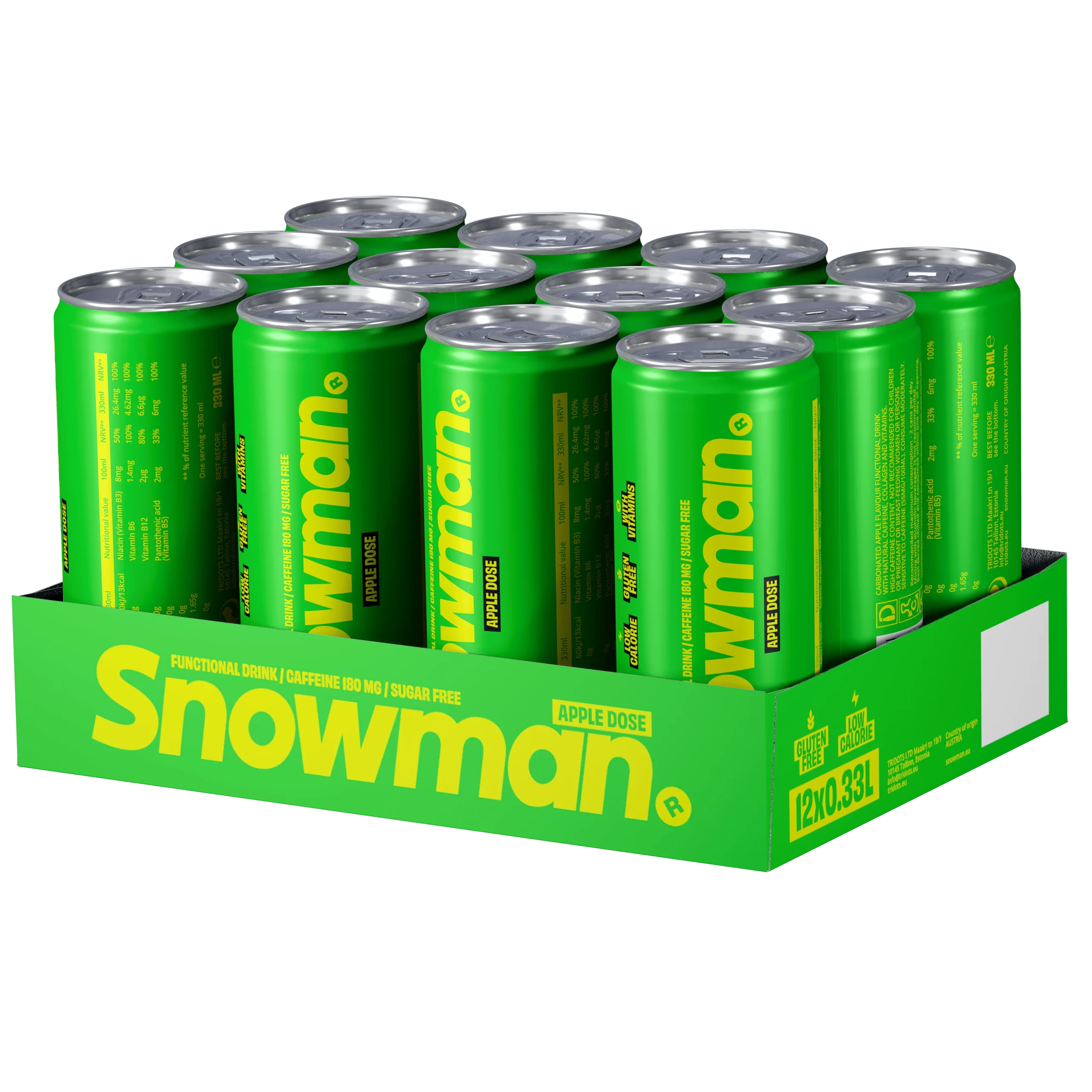 snowman-apple-dose-energy-drink-330ml-zuckerfrei-apfel image 8