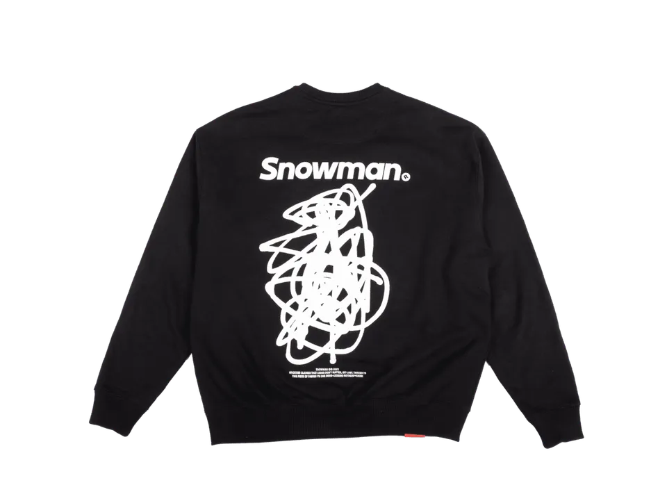 snowman-merch-hoodie-black-kapuzenpullover-schwarz-baumwolle image 1