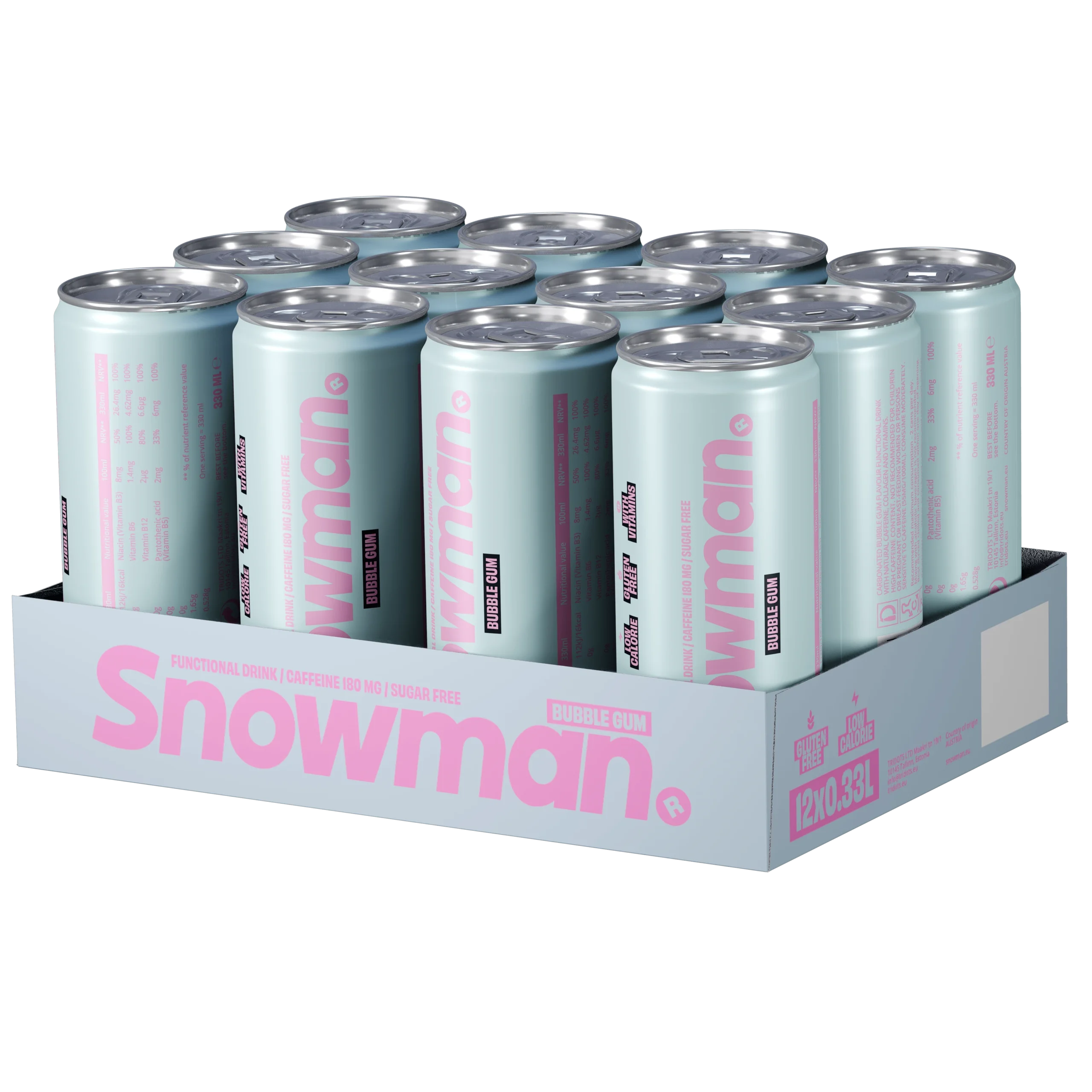 snowman-drinks-bubble-gum-energy-drink-330ml-zuckerfrei image 8